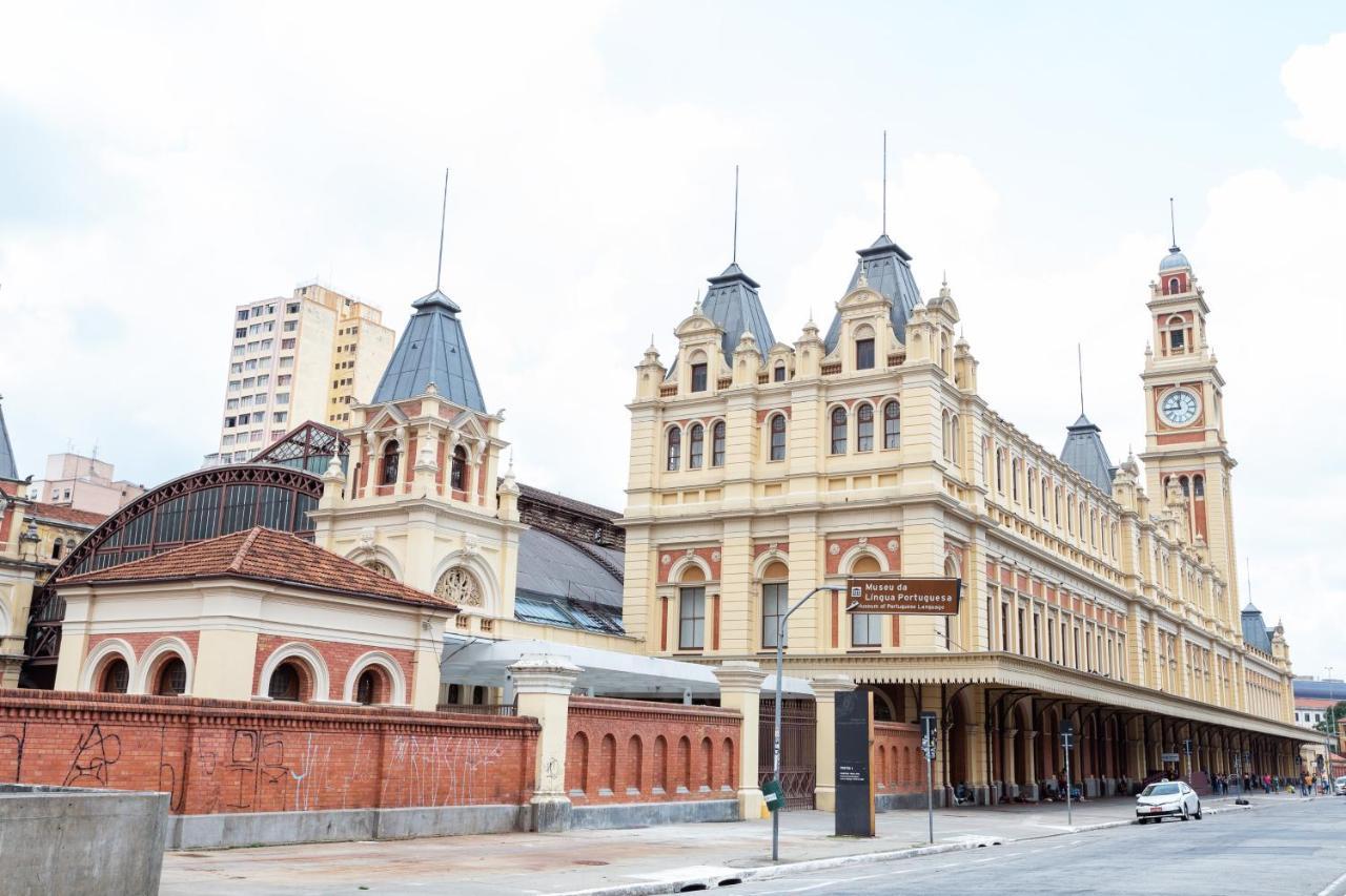 Apartamento com WiFi próximo ao metrô Luz São Paulo Exterior foto
